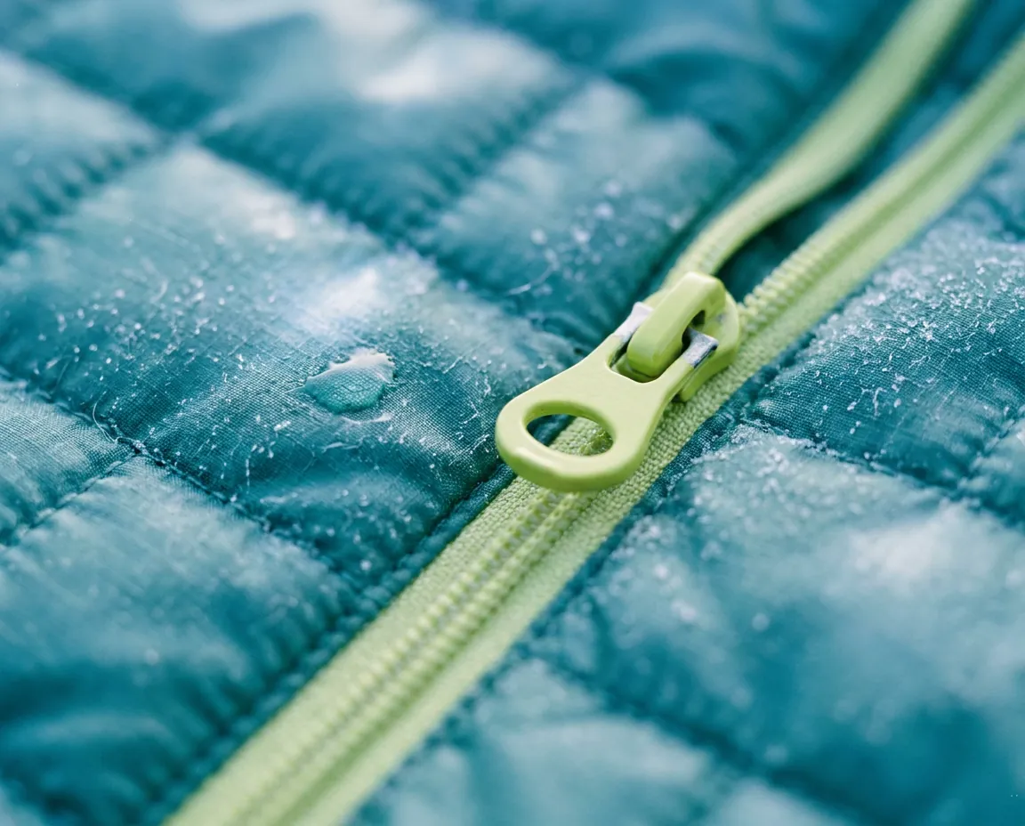 Jacket zip in the cold, a self-initiated image study made with Krea